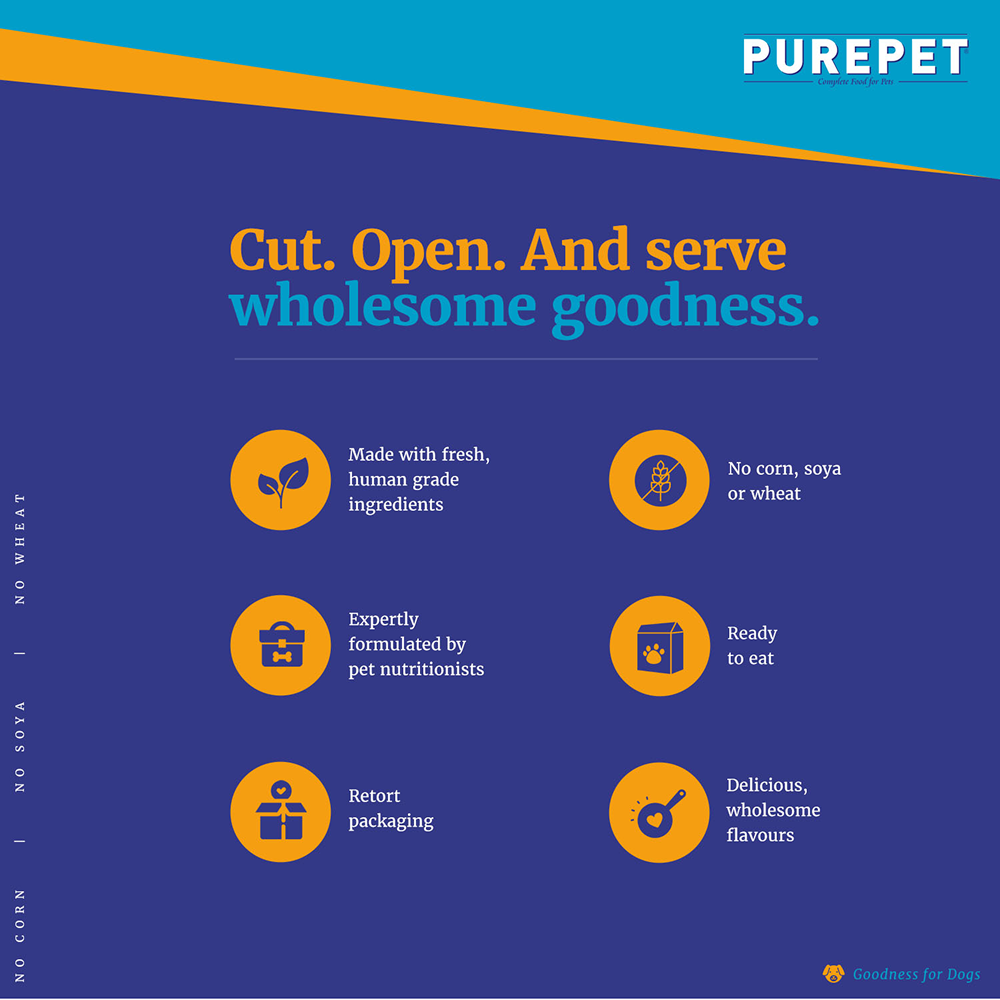 Purepet Chicken Biryani Fresh Food For Dogs Dogs-Wet Food Purepet