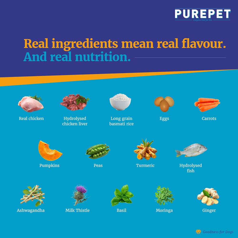 Purepet Chicken Biryani Fresh Food For Dogs Dogs-Wet Food Purepet