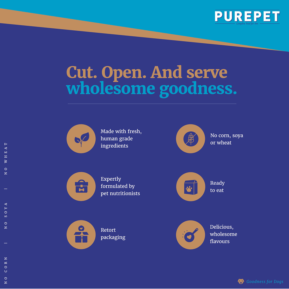 Purepet Chicken and Pumpkin Biryani Fresh Food for Dogs Dogs-Wet Food Purepet