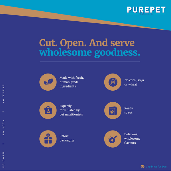 Purepet Chicken and Pumpkin Biryani Fresh Food for Dogs