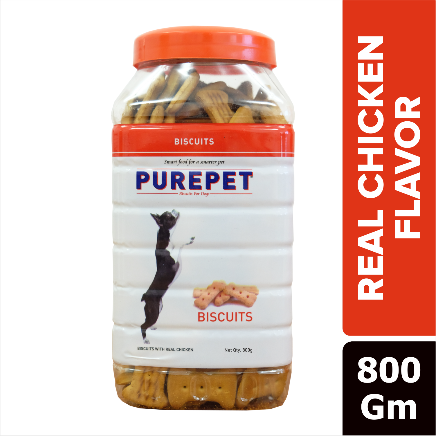 Purepet Chicken Flavour Real Chicken Biscuit Dog Treats