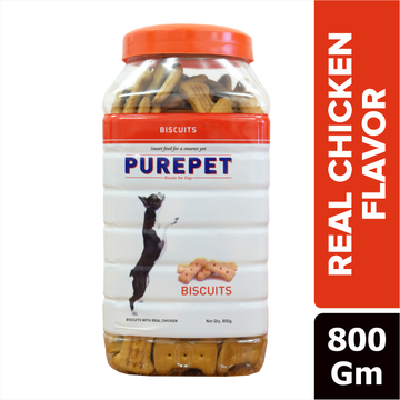 Purepet Chicken Flavour Real Chicken Biscuit Dog Treats