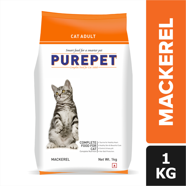 Purepet Mackerel Adult Cat Dry Food