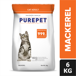 Purepet Tuna and Salmon and Mackerel Adult Dry Cat Food Combo