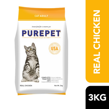 Purepet Real Chicken Adult Dry Cat Food