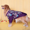 The Papaw Cartel Embroidered Motif Jacket Style Koti Kurta for Dogs & Cats (Purple Paisley) Both-Clothing & Accessories The Papaw Cartel Dropship