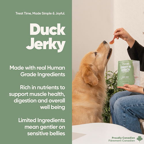 Purple Tails Sniff N Snack Duck Jerky Dog Treat