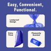 Purple Tails Poop Bags Lime and Lemony Scented for Dogs (Blue) Dogs-Health & Wellness Purple Tails