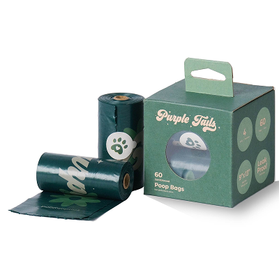 Purple Tails Poop Bags Sandalwood Scented for Dogs (Green) Dogs-Health & Wellness Purple Tails 60pcs