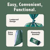 Purple Tails Poop Bags Sandalwood Scented for Dogs (Green) Dogs-Health & Wellness Purple Tails
