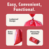 Purple Tails Poop Bags Strawberry Scented for Dogs (Red) Dogs-Health & Wellness Purple Tails