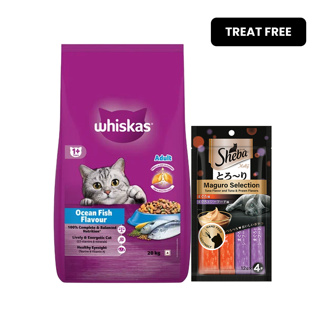 Whiskas Ocean Fish Flavour Adult Cat Dry Food Cats- Dry food Whiskas