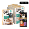 Sheba Fish with Dry Skipjack Premium Cat Wet Food Cats-Wet Food Sheba