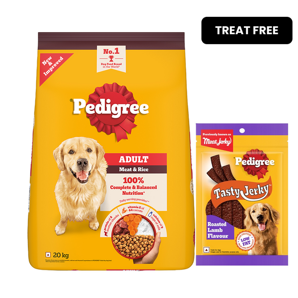 Pedigree Meat & Rice Adult Dog Dry Food