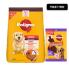 Pedigree Meat & Rice Adult Dog Dry Food Dogs- Dry Food Pedigree