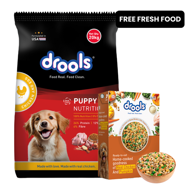 Drools Chicken and Egg Puppy Dog Dry Food
