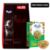 Drools Focus Super Premium Starter Dog Dry Food | Corn & Wheat Free Formula Dogs- Dry Food Drools Focus