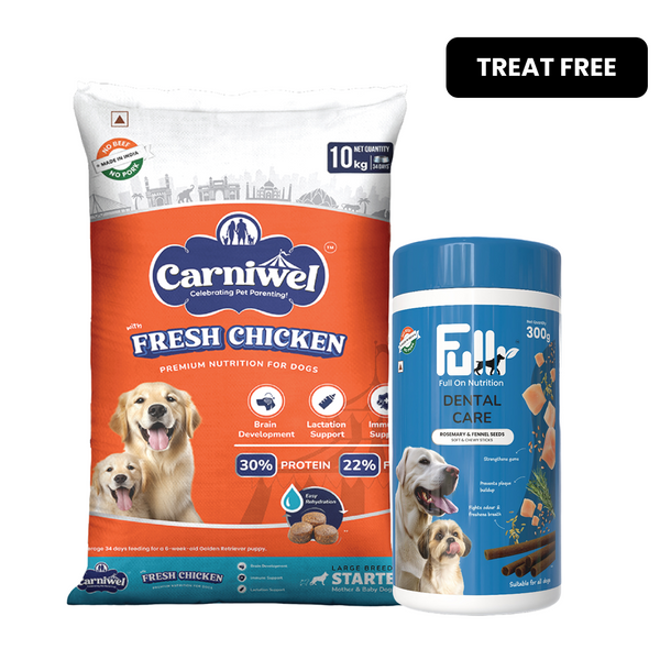 Carniwel Fresh Chicken Kibble Large Breed Starter Dog Dry Food