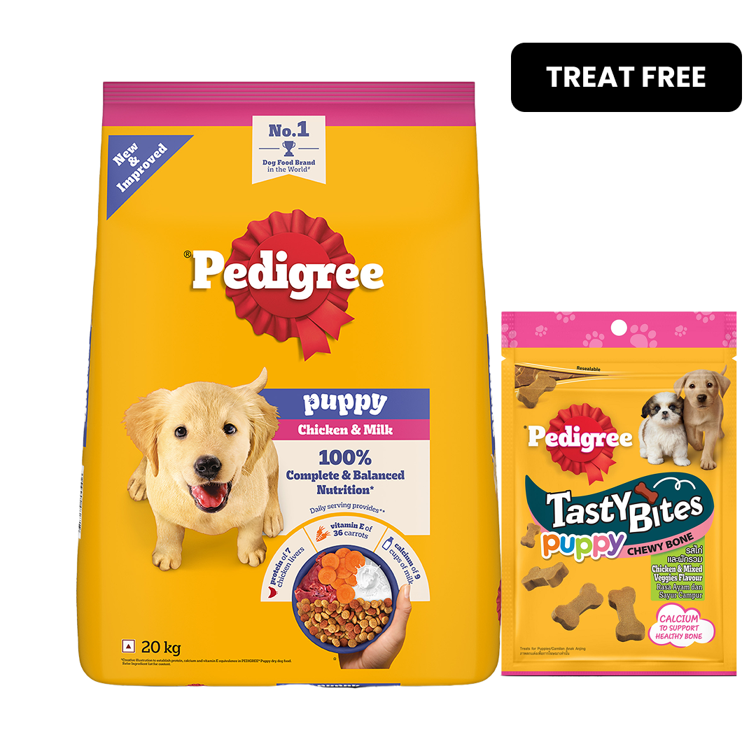 Pedigree Chicken and Milk Puppy Dog Dry Food Dogs- Dry Food Pedigree