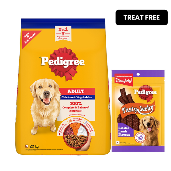 Pedigree Chicken and Vegetables Adult Dog Dry Food
