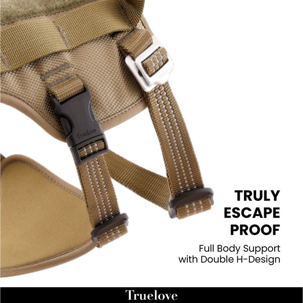 Truelove Escape proof harness for Dogs (Black)