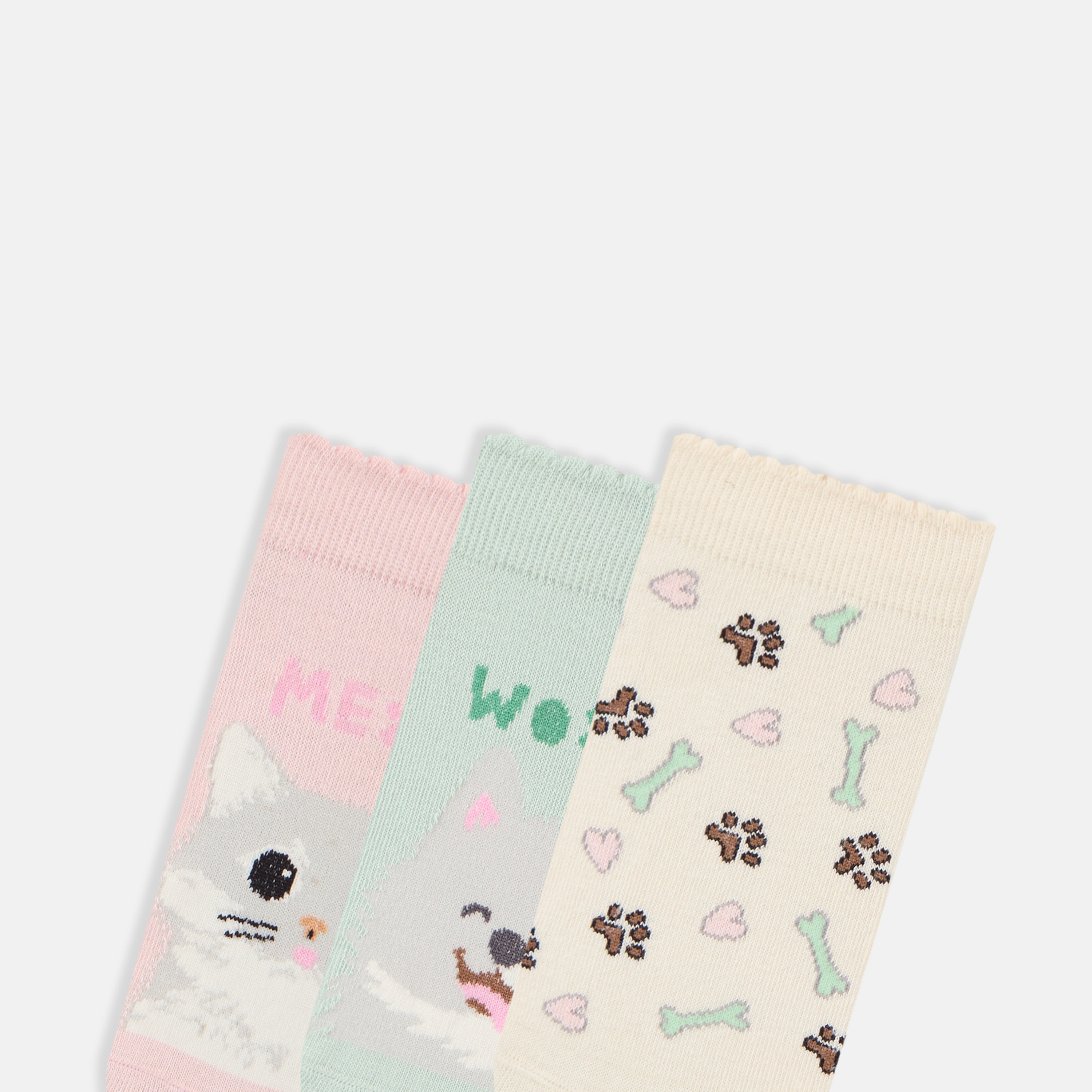 SocksXpress Limited Edition Pet Lover Themed Ankle Socks for Women (Pack of 3) Pet Parent-Clothing & Accessories SocksXpress