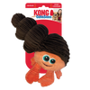Kong Cuteseas Rufflez Hermit Crab Toy for Dogs (Brown) Dogs-Toys Kong