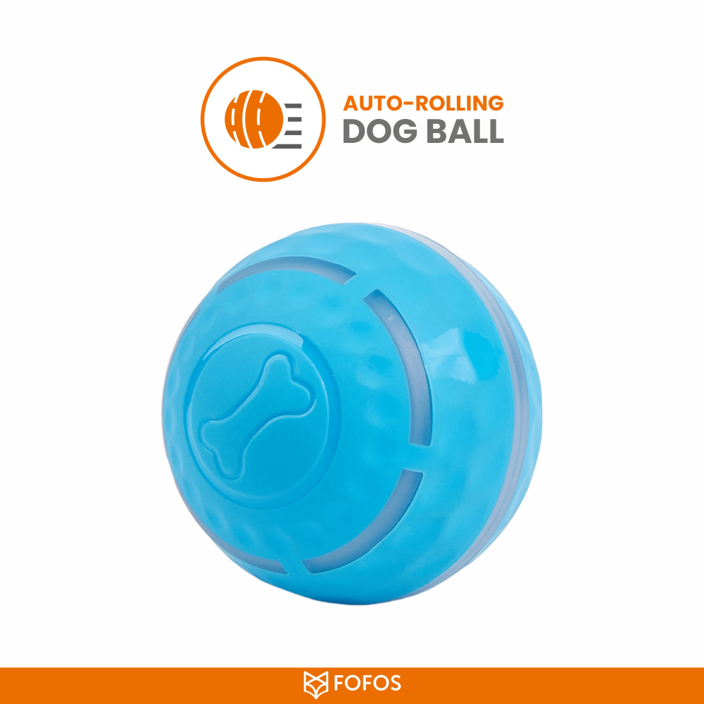 FOFOS Rechargeable Rolling Ball Smart Toy for Dogs Dogs-Toys Barkbutler