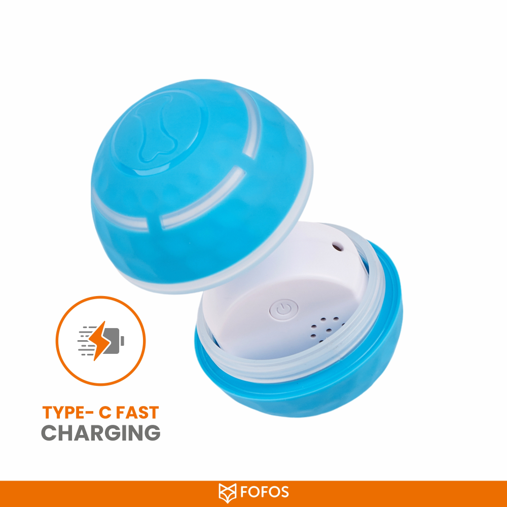 FOFOS Rechargeable Rolling Ball Smart Toy for Dogs Dogs-Toys Barkbutler
