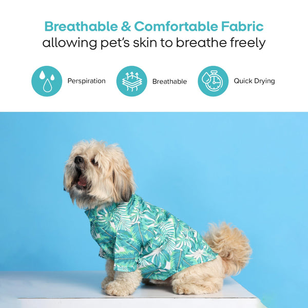 15buttons Rainforest Shirt for Dogs