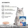 Active Real Chicken & Chicken Liver in Gravy Adult Cat Wet Food ( Buy 1 Get 1) Cats-Wet Food Active