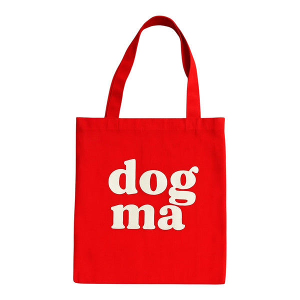 Talking Dog Club Dog Ma Carry All Tote Bag for Women (Red)