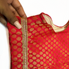 Pawsindia Traditional Royal Brocade Kurta for Cats (Red) Cats-Clothing & Accessories Pawsindia Dropship