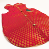 Pawsindia Traditional Royal Brocade Kurta for Cats (Red) Cats-Clothing & Accessories Pawsindia Dropship