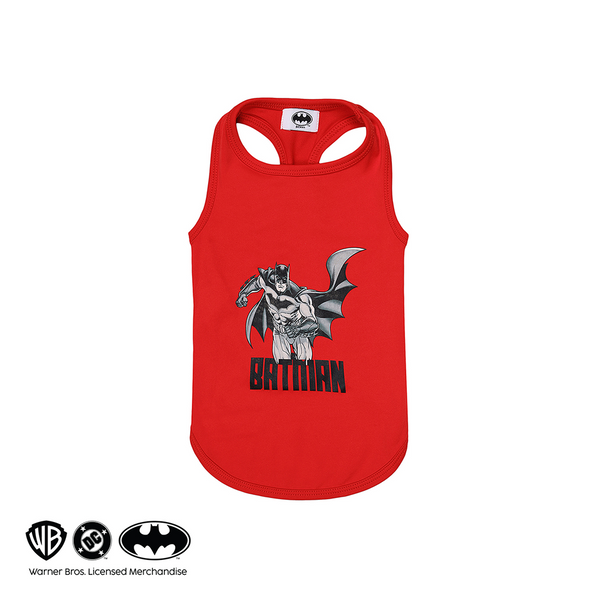 Warner Bros Batman T Shirt for Dogs and Cats (Red)