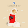 Warner Bros Batman T Shirt for Dogs and Cats (Red) Dogs-Clothing & Accessories Warner Bros