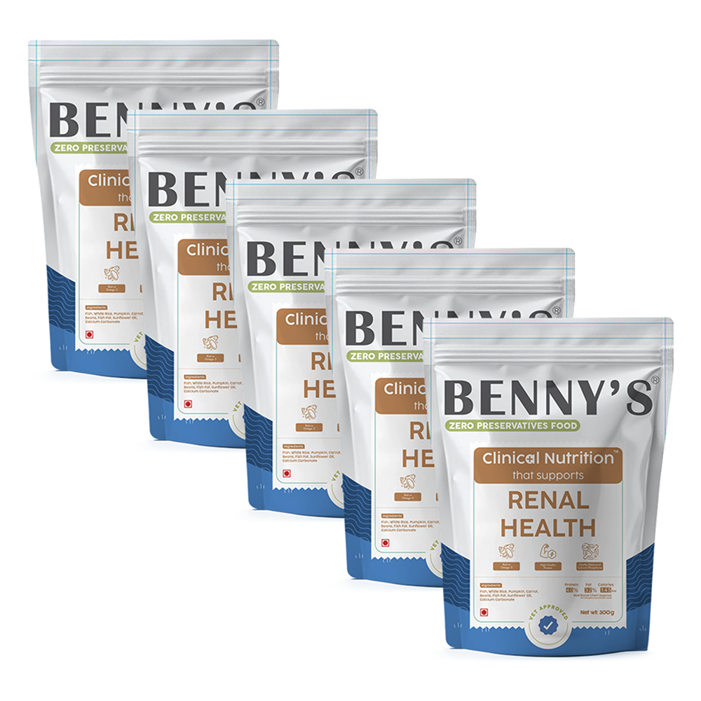 Benny's Bowl Clinical Nutrition for Renal Issues Dog Wet Food Dogs-Fresh Food Bennys Bowl 5x300g