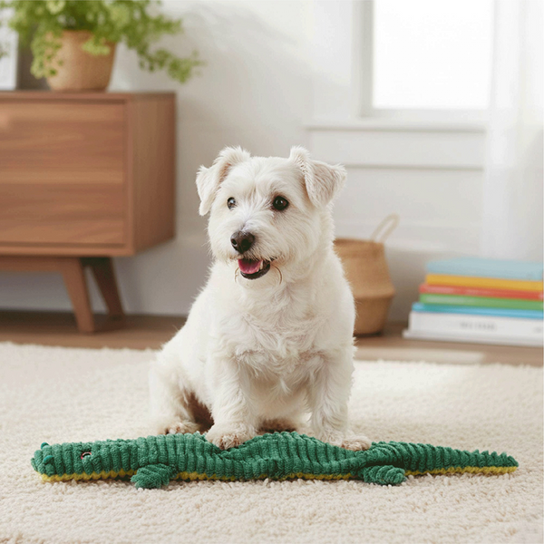 Zippy Paws Reptilez Alligator Rope Toy for Dogs