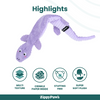 Zippy Paws Purple Lizard Rope Toy for Dogs Dogs-Toys Zippy Paws