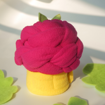 For The Love Of Dog Rose Bloom Snuffle Pupcake Toy for Dogs