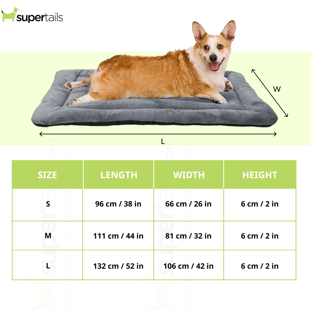 Royal Pets Cart Reversible Matt Bed for Dogs and Cats (Grey)
