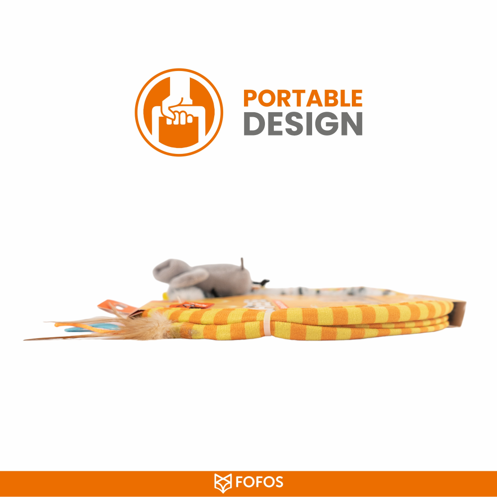 Barkbutler x Fofos Safari Spiral Tunnel Toy for Cats Cats-Toys Barkbutler