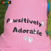 Skatrs Pawsitively Adorable Printed Summer Cotton T Shirt for Dogs and Cats (Pink)