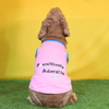 Skatrs Pawsitively Adorable Printed Summer Cotton T Shirt for Dogs and Cats (Pink)
