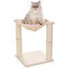 Skatrs Paw Lounge Cat Scratcher with Premium Catnip and Claw Tower Cat Tree with Hammock and Dual Scratching Post Toy Combo Cats-Toys Skatrs