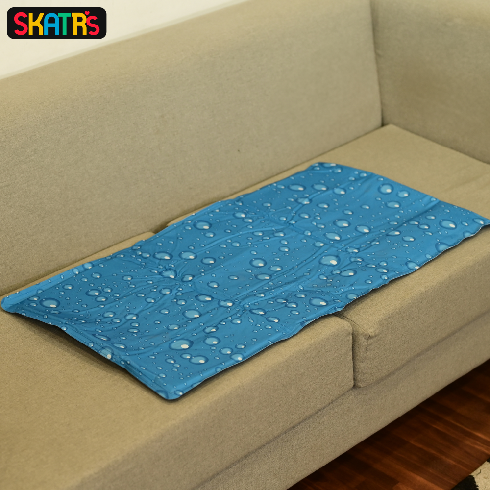 SKATRS Cooling Mat for Dogs (Blue)