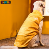 Skatrs Brocade Gold Printed Sherwani for Dogs and Cats (Yellow) Both-Clothing & Accessories Skatrs