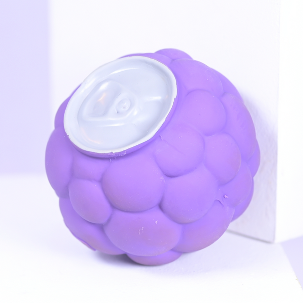 Skatrs Latex Squeaky Grape Toy for Dogs and Cats (Purple)
