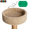 Skatrs Feline Fortress Two Tier Cat Tree with Sisal Post and Say Cheese Cat Scratcher with 2g Premium Catnip Combo Cats-Toys Skatrs