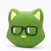 Skatrs Latex Squeaky Cat Toy for Dogs and Cats (Green) Both-Toys Skatrs 10.5cm